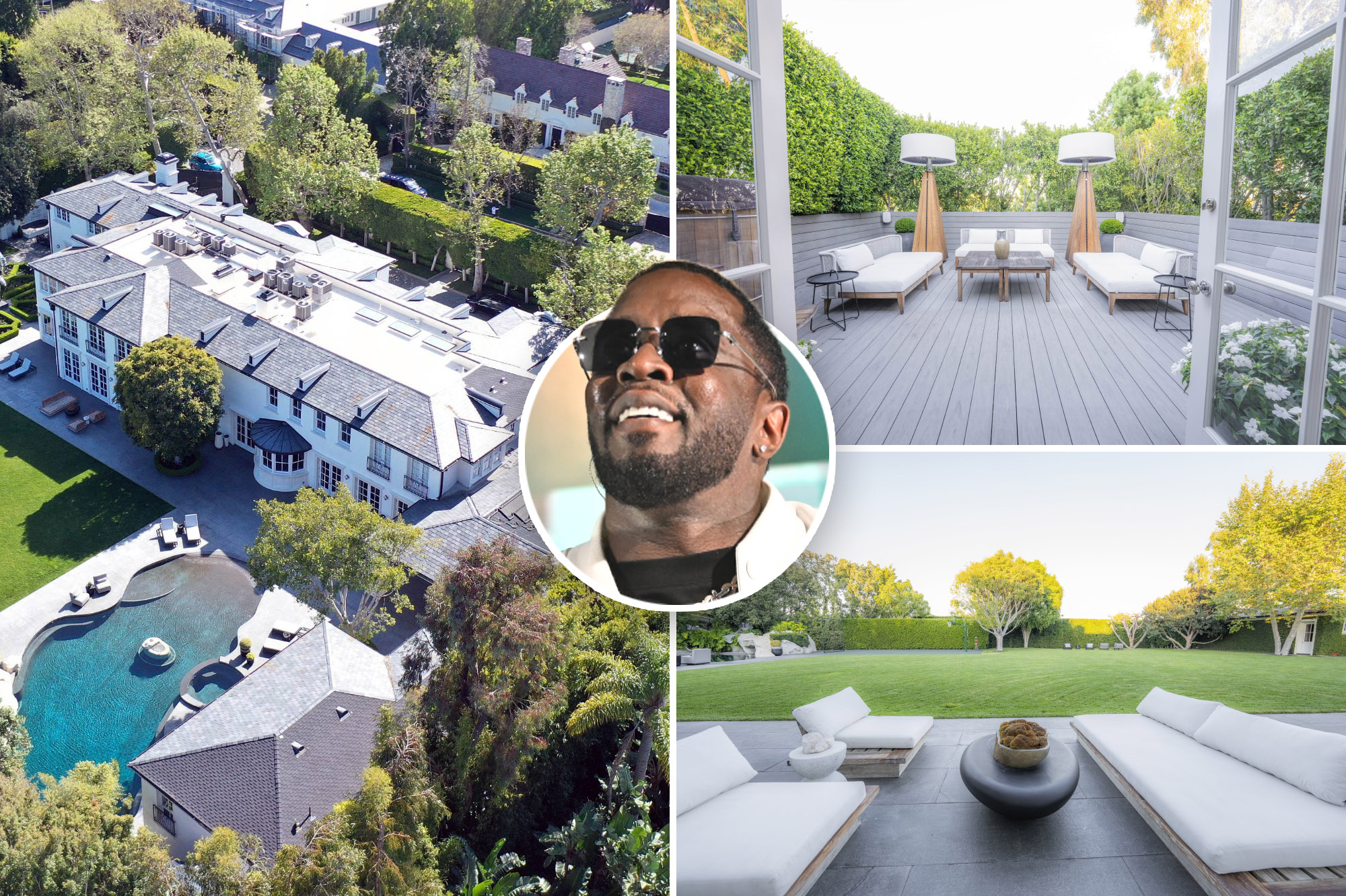 Sean 'Diddy' Combs' Beverly Hills estate removed from market amidst NYC detention controversy.