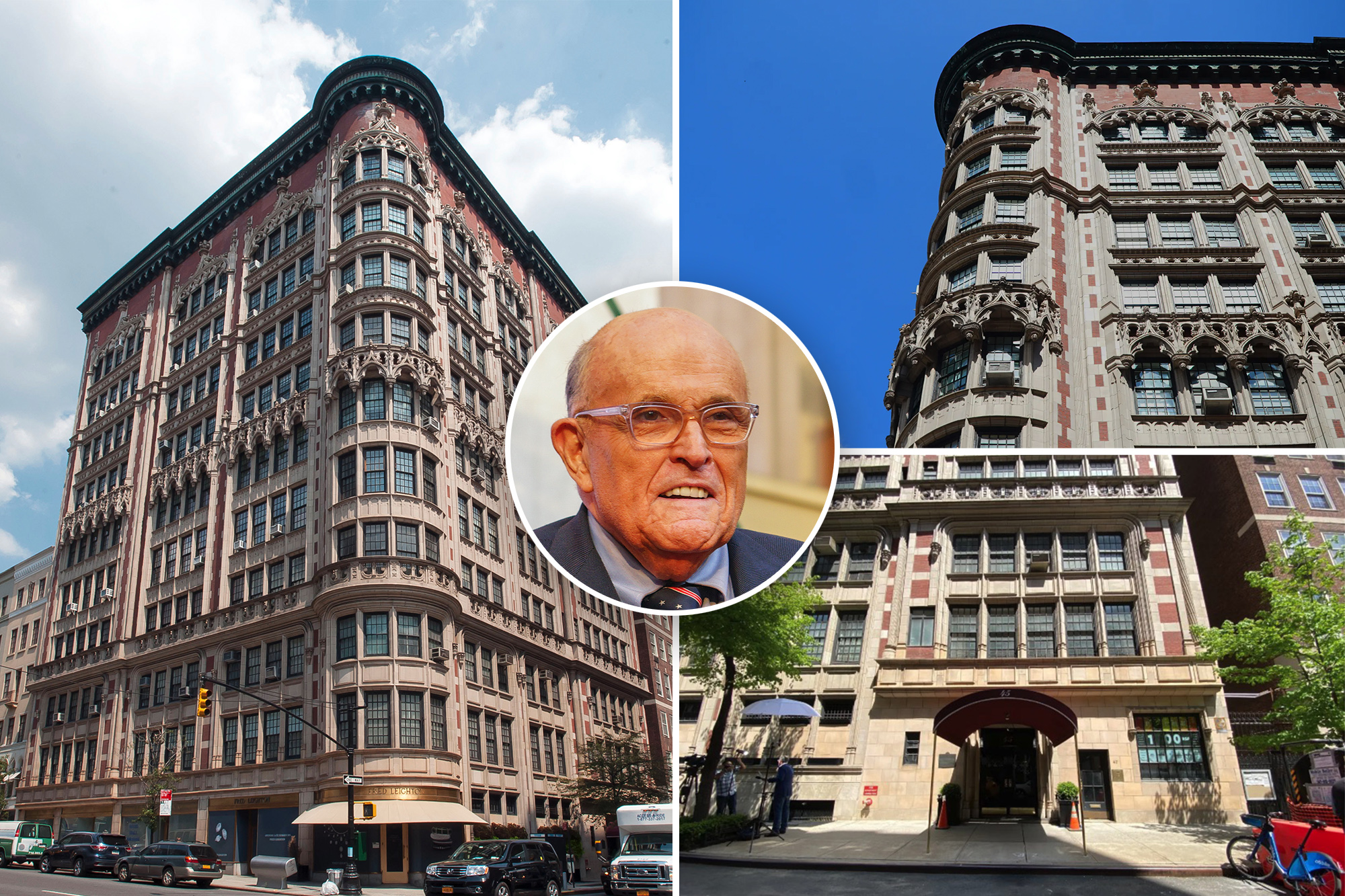 Rudy Giuliani's NYC apartment listed for sale with significant $1.4M price drop.