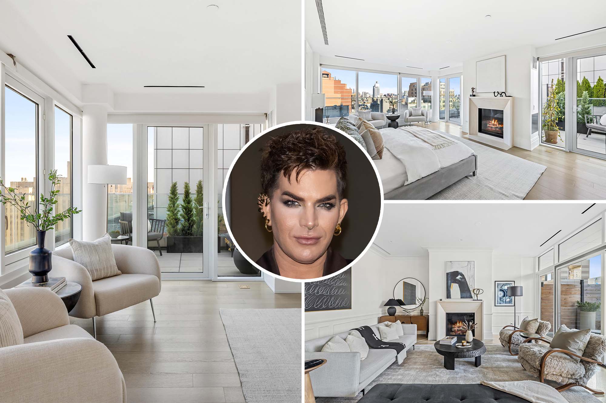 Adam Lambert in New York City, seeking home near Broadway 'Cabaret' performance.