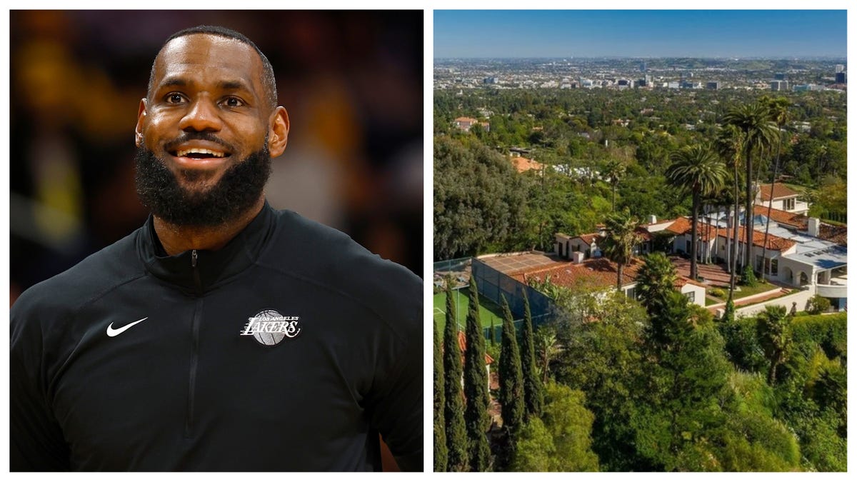 LeBron James' multi-million dollar real estate properties showcased in Los Angeles.