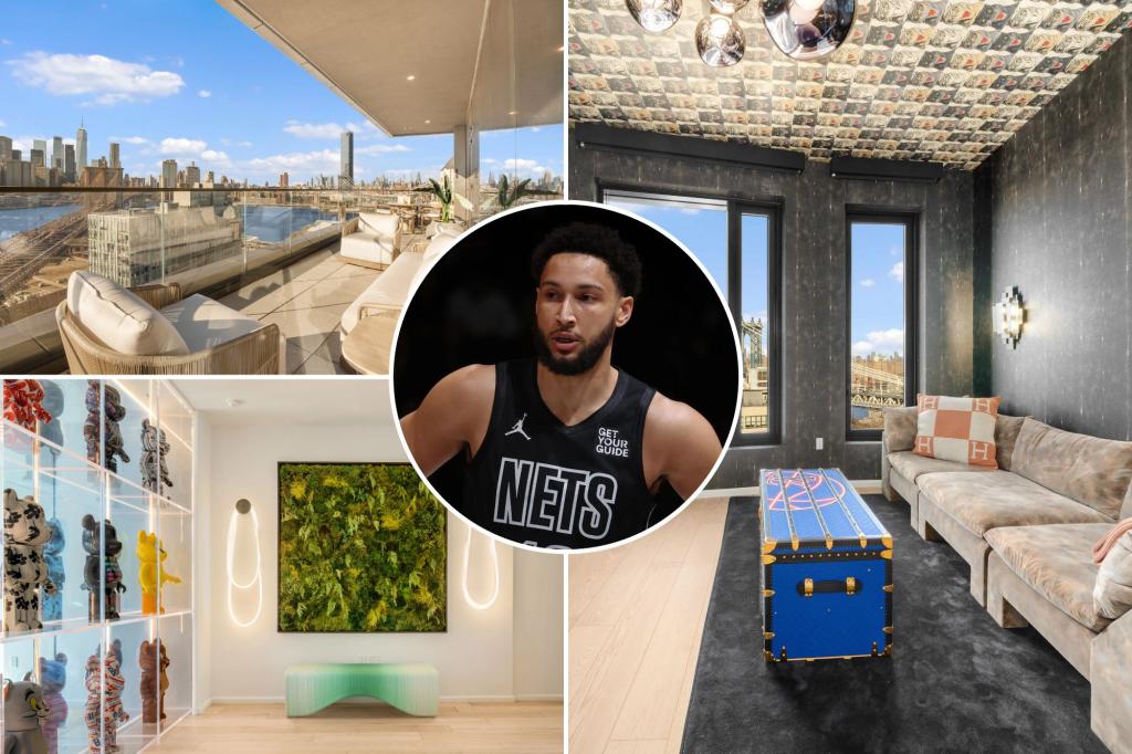 NBA star Ben Simmons lists Brooklyn mansion for $16.9 million sale.